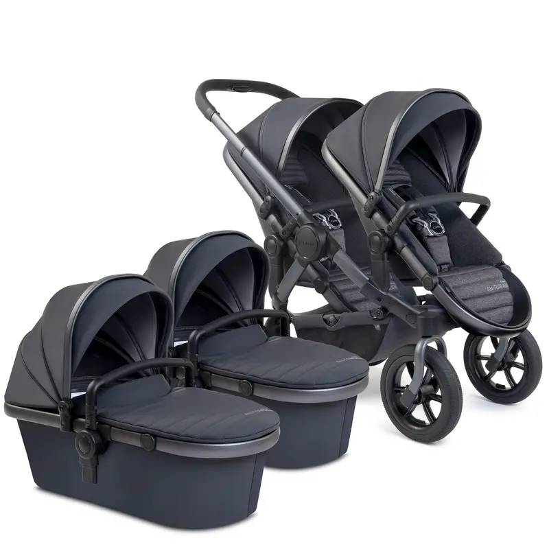 Icandy Peach 7 All Terrain Twin Combo Set In Storm 1