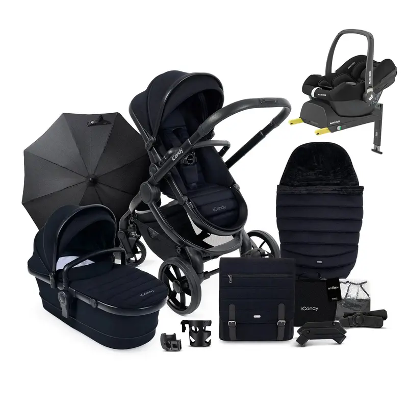 Icandy Peach 7 Complete Maxi-Cosi Bundle In Black 1