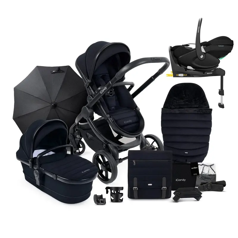 Icandy Peach 7 Complete Maxi-Cosi Bundle In Black 3