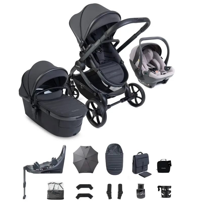 Icandy Peach 8 Complete Bundle With Cocoon 360 In Grey 1