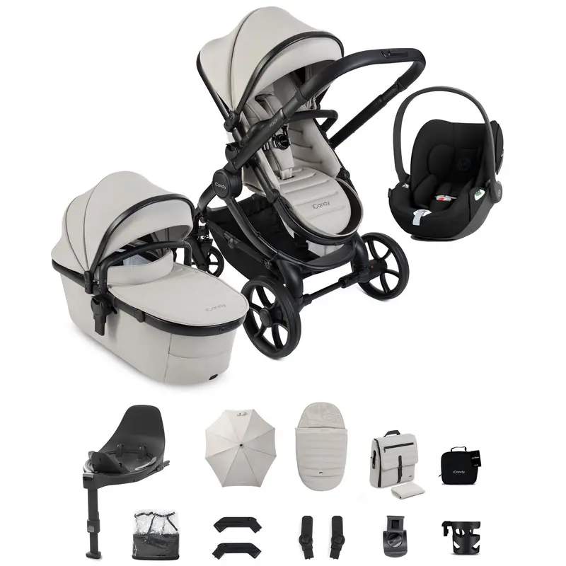 Icandy Peach 8 Complete Cybex Bundle In Taupe 1