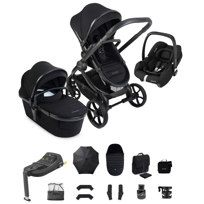 Icandy Peach 8 Complete Maxi-Cosi Bundle In Black 1