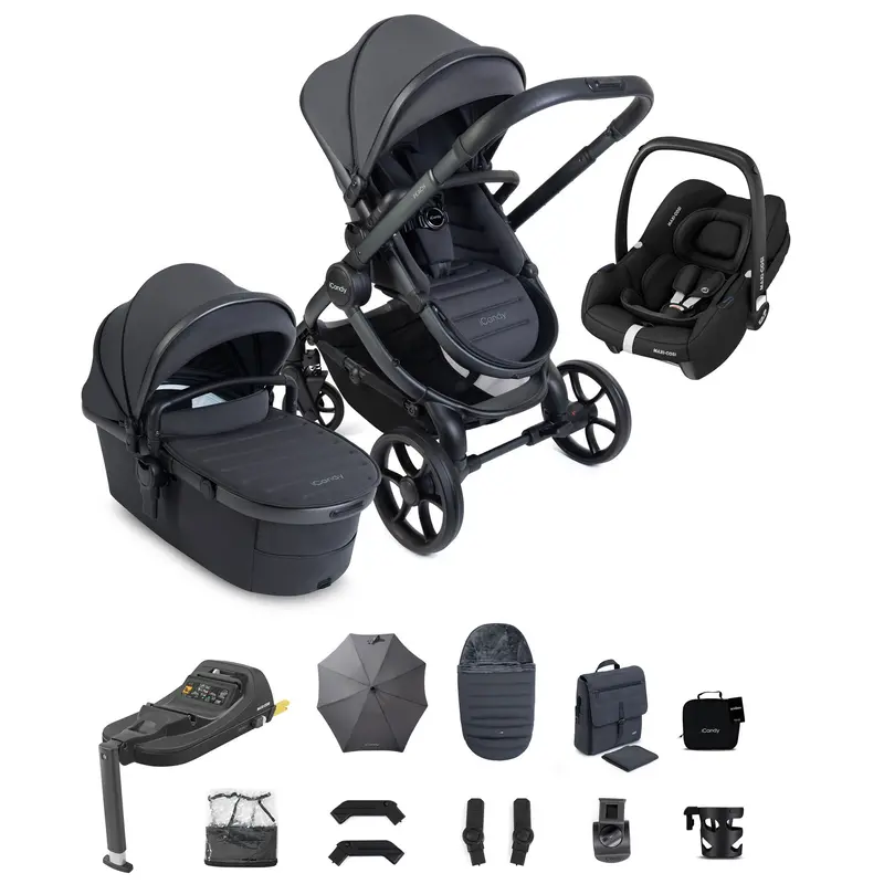 Icandy Peach 8 Complete Maxi-Cosi Bundle In Grey 1