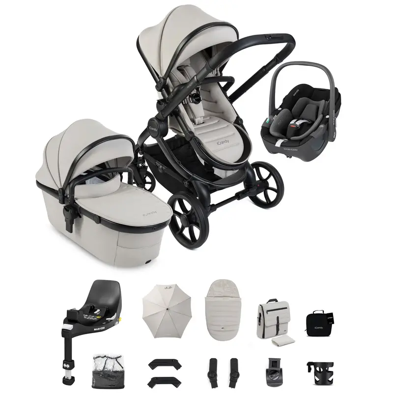 Icandy Peach 8 Complete Maxi-Cosi Bundle In Taupe 2