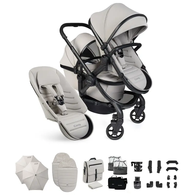 Icandy Peach 8 Double Complete Bundle In Taupe 1