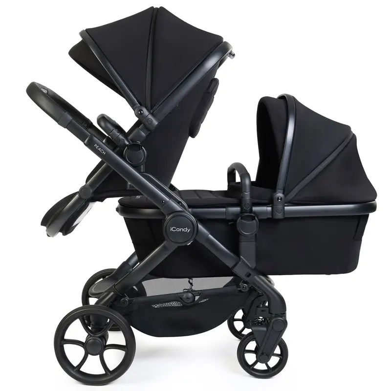 Icandy Peach 8 Double Complete Bundle With Cocoon 360 In Black 2