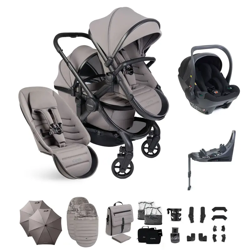 Icandy Peach 8 Double Complete Bundle With Cocoon 360 In Porcini 1