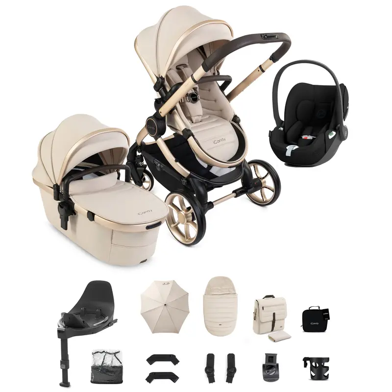 Icandy Peach 8 Editions Complete Cybex Bundle In Biscotti 1
