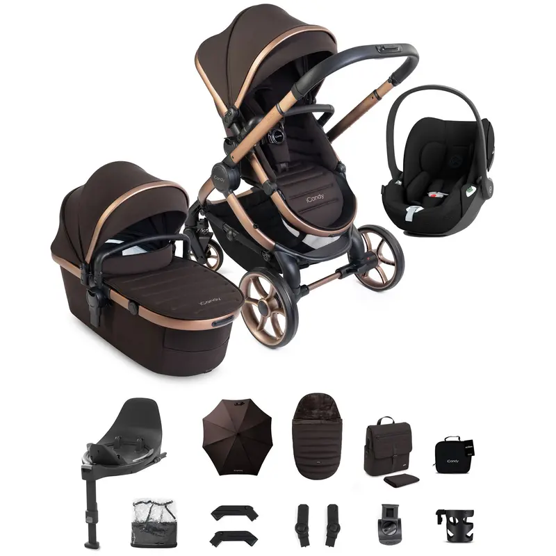 Icandy Peach 8 Editions Complete Cybex Bundle In Pecan 1