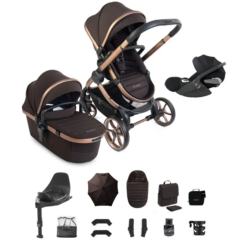 Icandy Peach 8 Editions Complete Cybex Bundle In Pecan 2
