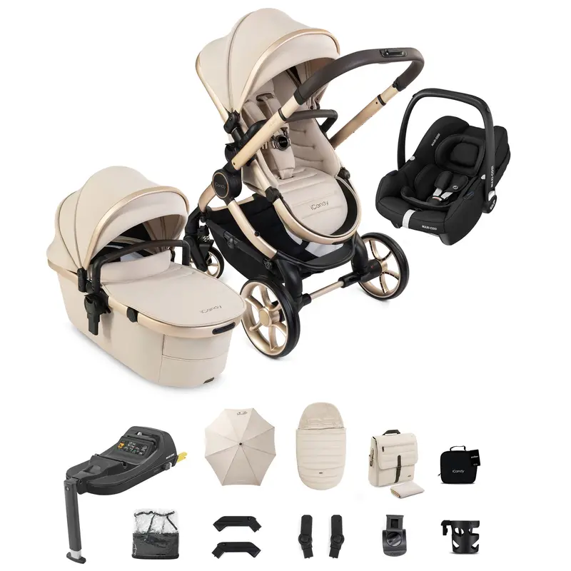 Icandy Peach 8 Editions Complete Maxi-Cosi Bundle In Biscotti 1