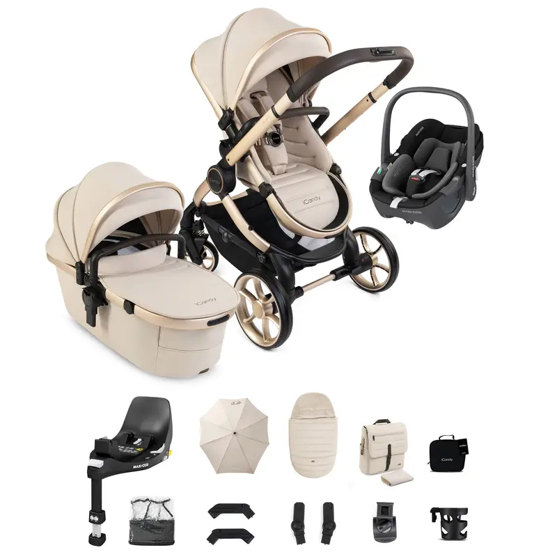Icandy Peach 8 Editions Complete Maxi-Cosi Bundle In Biscotti 2