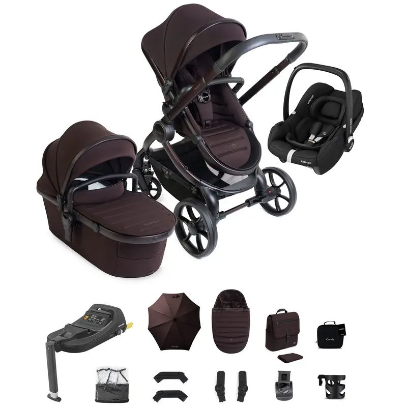 Icandy Peach 8 Editions Complete Maxi-Cosi Bundle In Coffee Bean 1