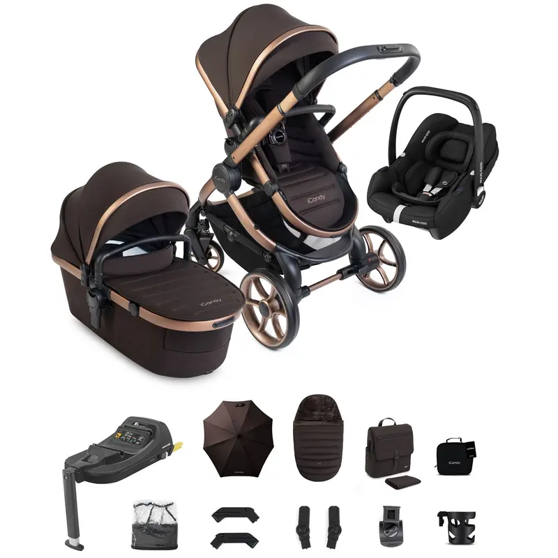Icandy Peach 8 Editions Complete Maxi-Cosi Bundle In Pecan 1