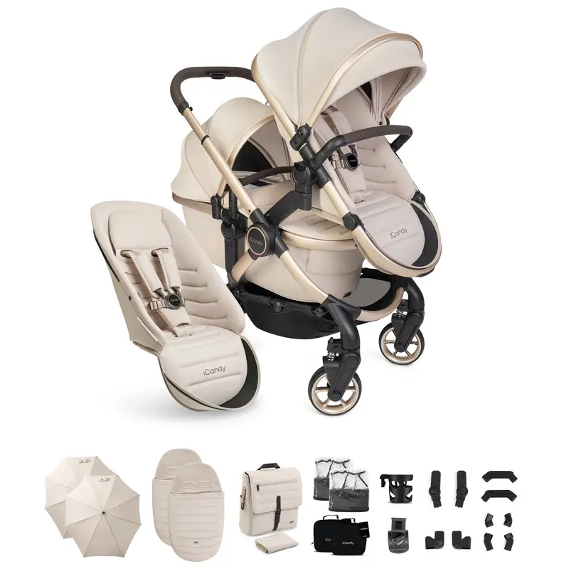 Icandy Peach 8 Editions Double Complete Bundle In Biscotti 1