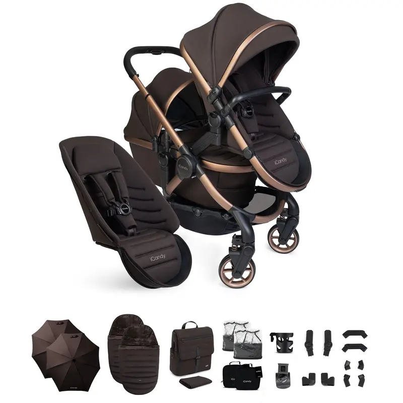 Icandy Peach 8 Editions Double Complete Bundle In Pecan 1