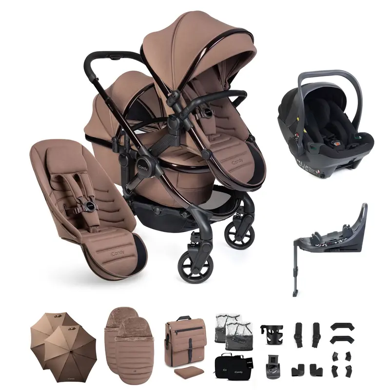 Icandy Peach 8 Editions Double Complete Bundle With Cocoon 360 In Coco 1