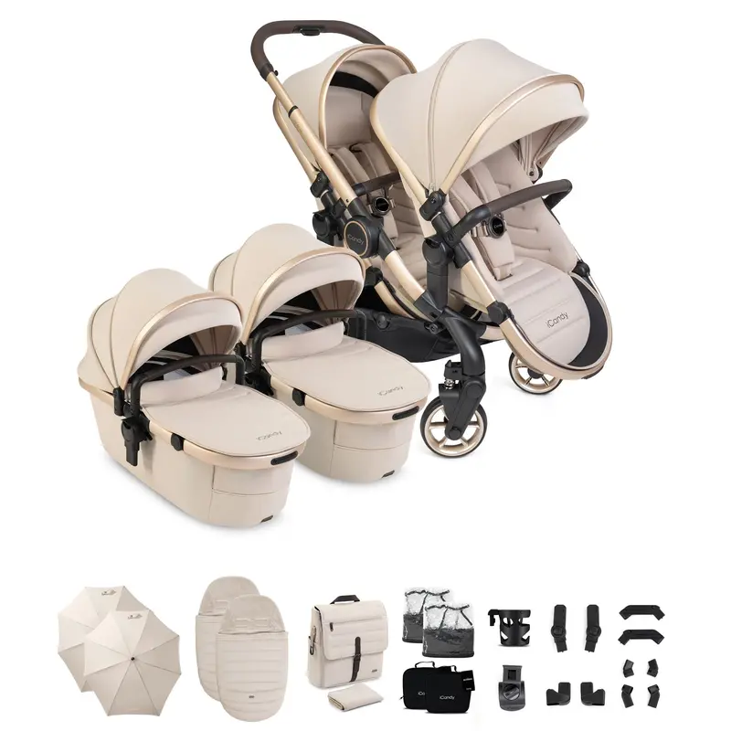 Icandy Peach 8 Editions Twin Complete Bundle In Biscotti 1