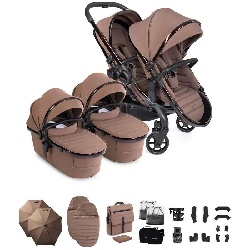 Icandy Peach 8 Editions Twin Complete Bundle In Coco 1