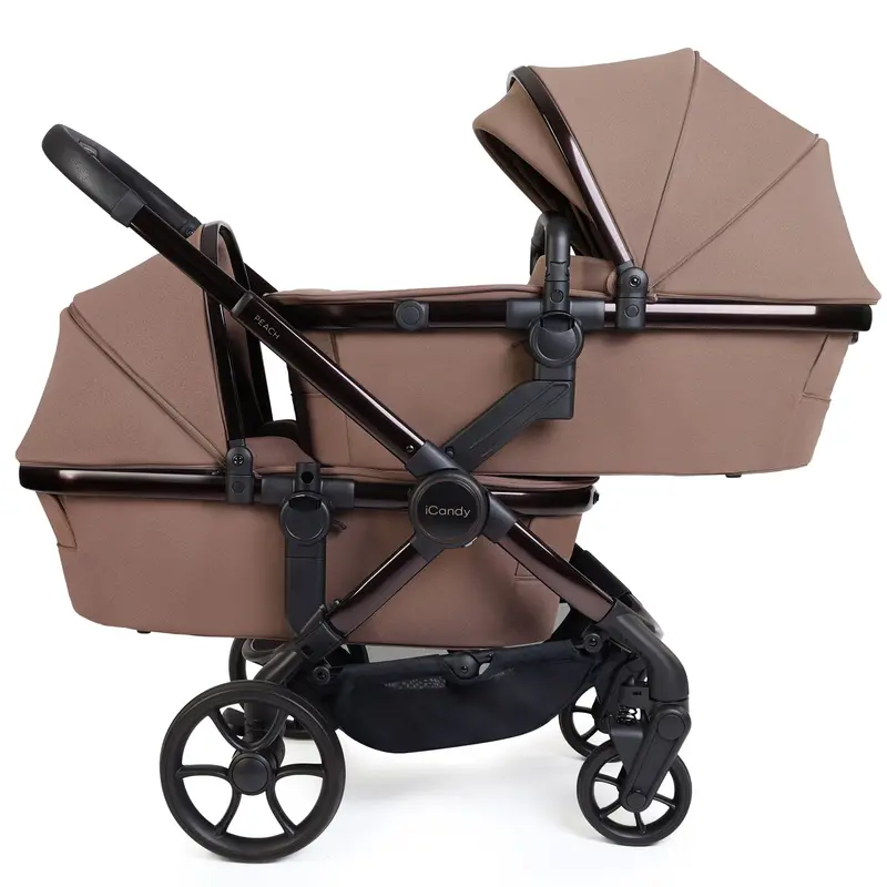 Icandy Peach 8 Editions Twin Complete Bundle With Cocoon 360 In Coco 2