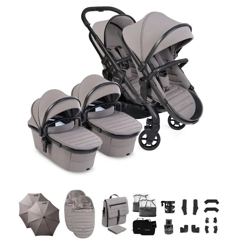 Icandy Peach 8 Twin Complete Bundle In Porcini 1