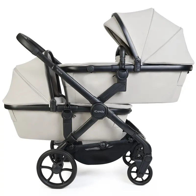 Icandy Peach 8 Twin Complete Bundle In Taupe 2