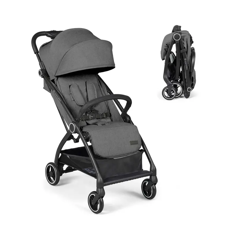 Ickle Bubba Aries Autofold Stroller In Graphite Grey 1
