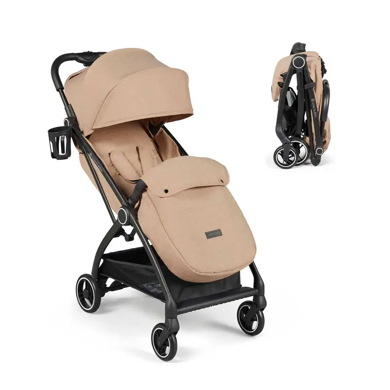 Ickle Bubba Aries Max Autofold Stroller In Biscuit 1