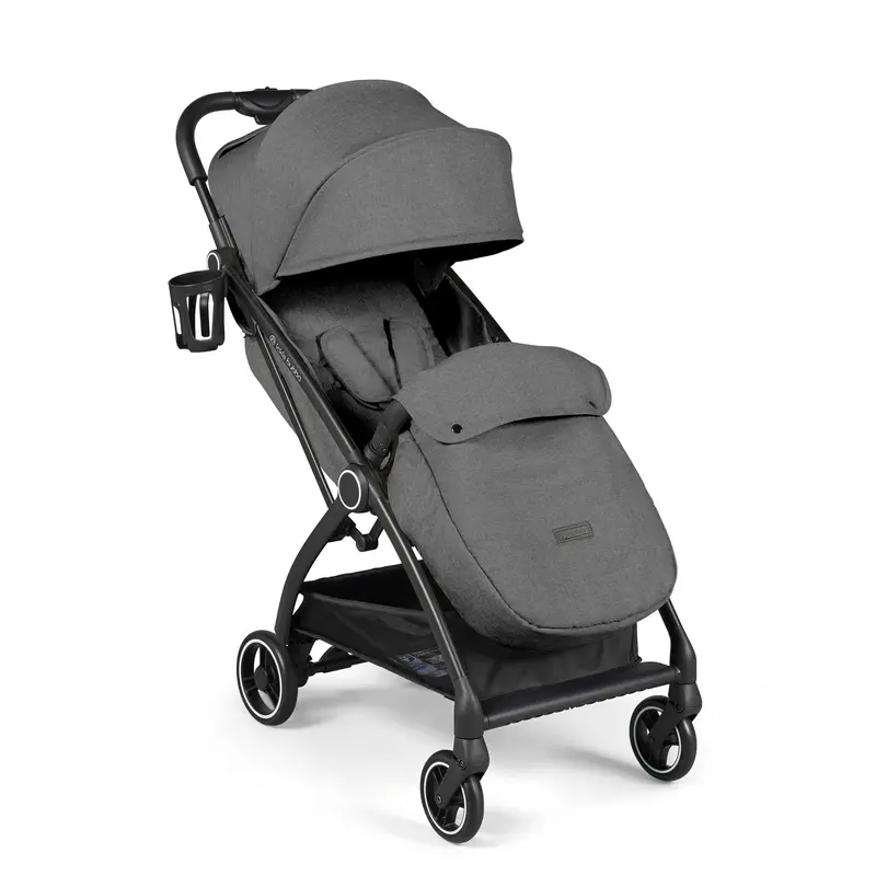 Ickle Bubba Aries Prime Autofold Stroller In Graphite Grey 2