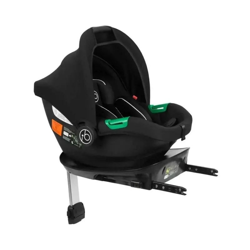 Ickle Bubba Cirrus I-Size Car Seat & Isofix Base - Black 1