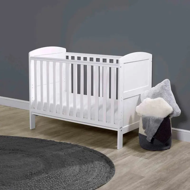 Ickle Bubba Coleby Mini Cot Bed White 1