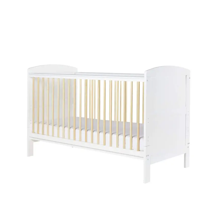 Ickle Bubba Coleby Scandi Classic Cot Bed White 1