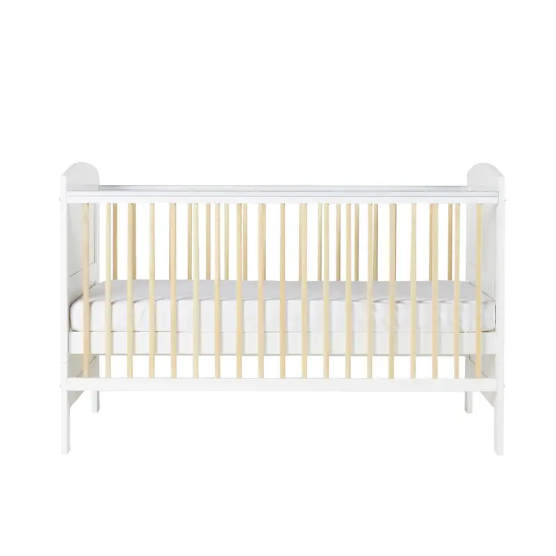 Ickle Bubba Coleby Scandi Classic Cot Bed White 2