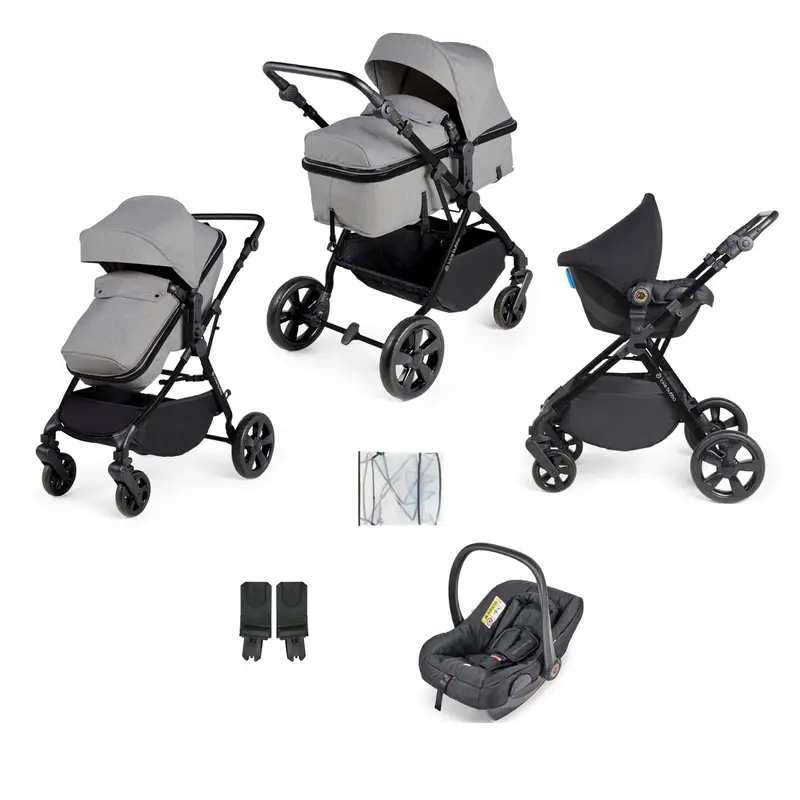 Ickle Bubba Comet 3-In-1 Travel System With Astral Car Seat In Space Grey 1