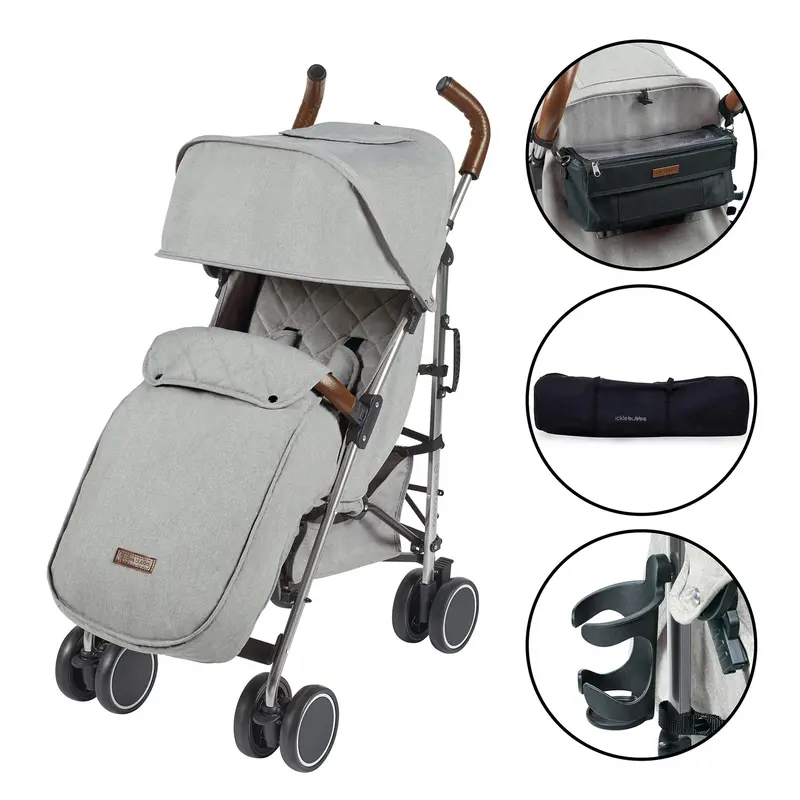 Ickle Bubba Discovery Prime Stroller Silver/Grey 1