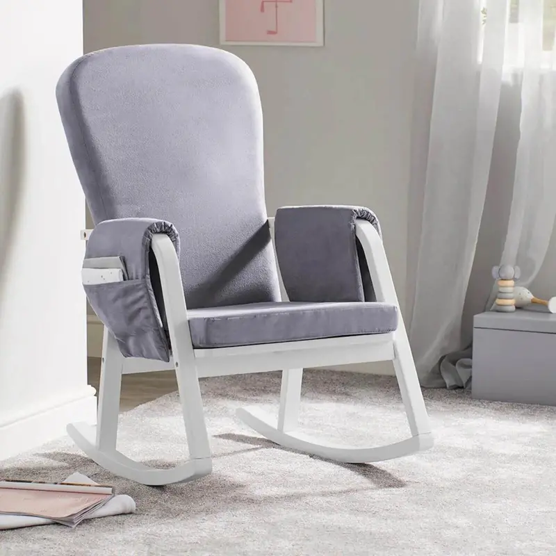 Ickle Bubba Dursley Rocking Chair - Pearl Grey 2