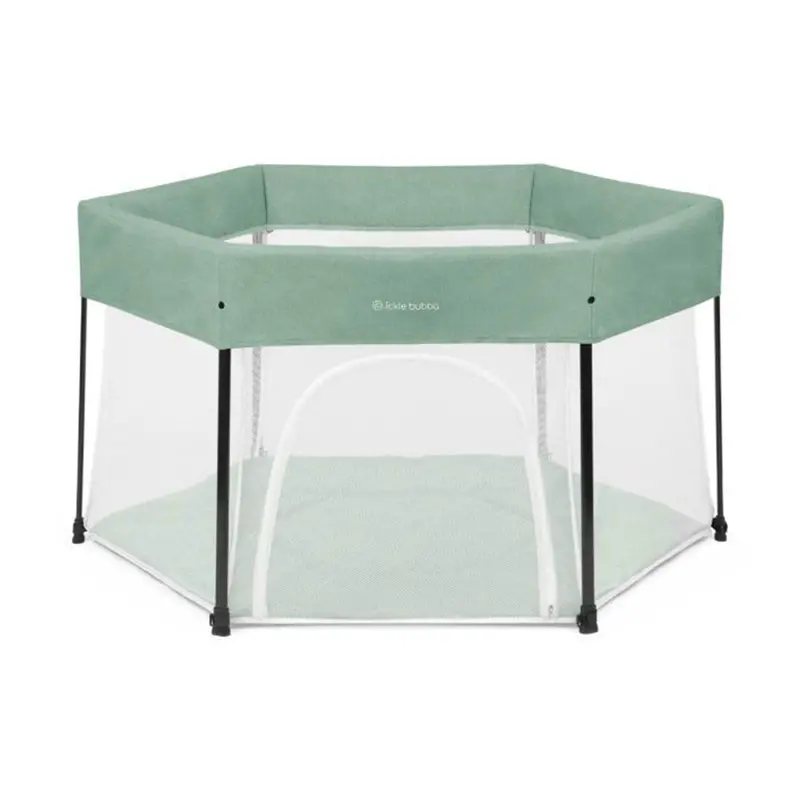 Ickle Bubba Fiesta Pop Up Playpen In Sage Green 1