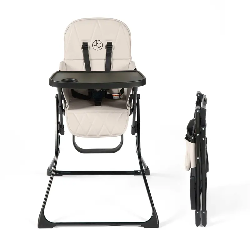 Ickle Bubba Magic Fold Highchair In Pearl Grey 1
