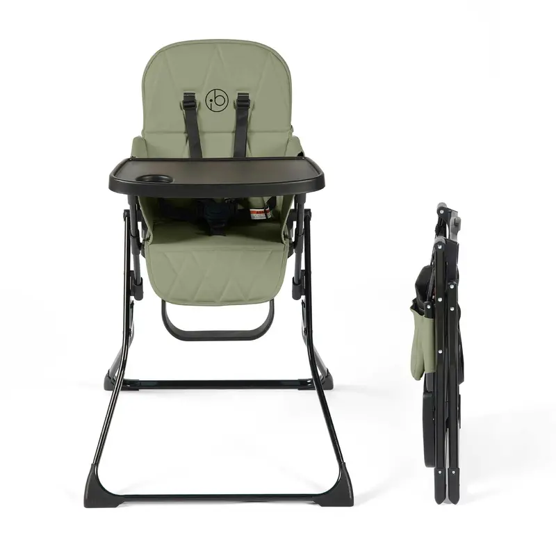 Ickle Bubba Magic Fold Highchair In Sage Green 1