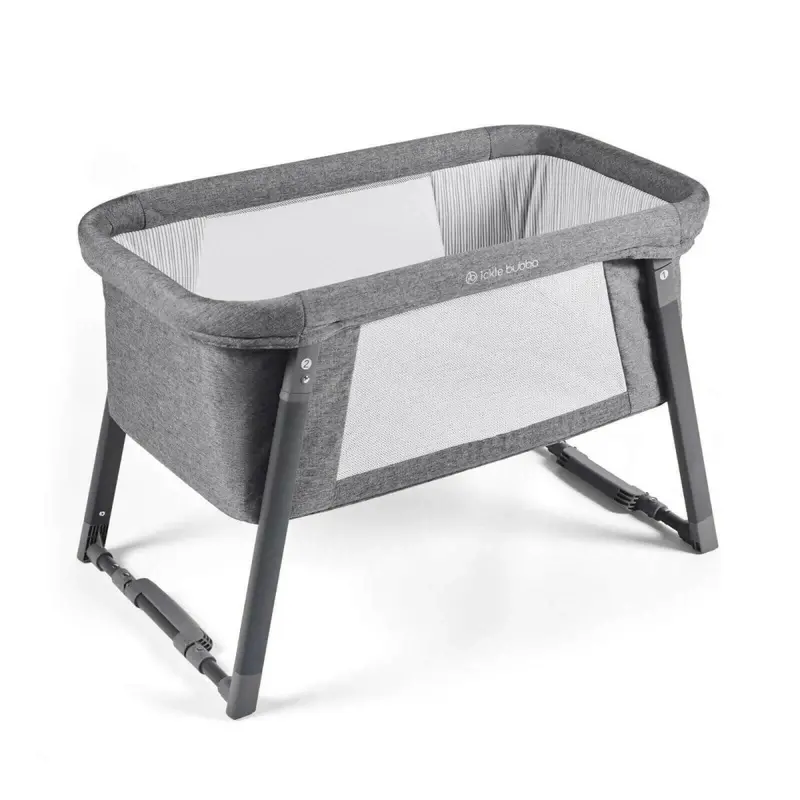 Ickle Bubba Mini Rocker Crib - Space Grey 1