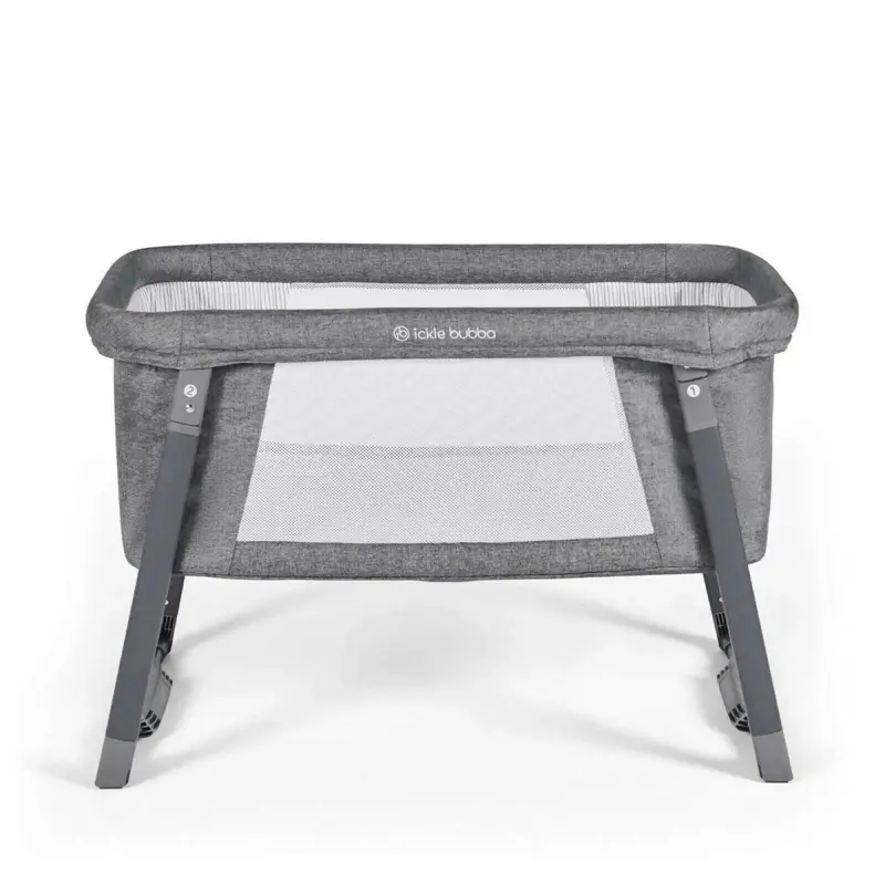 Ickle Bubba Mini Rocker Crib - Space Grey 2