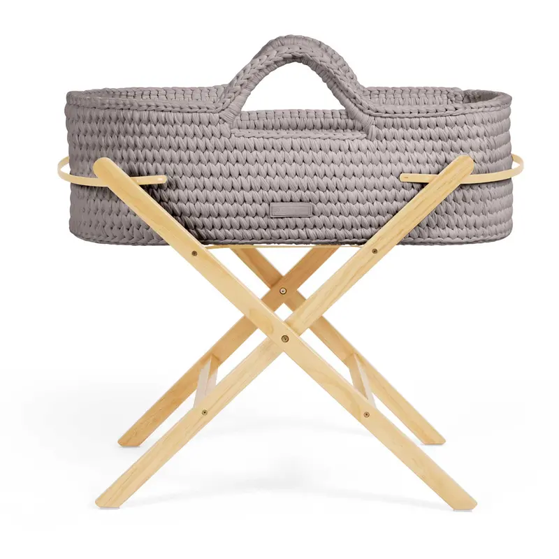 Ickle Bubba Nova Moses Basket & Stand In Tawny/Pine 1