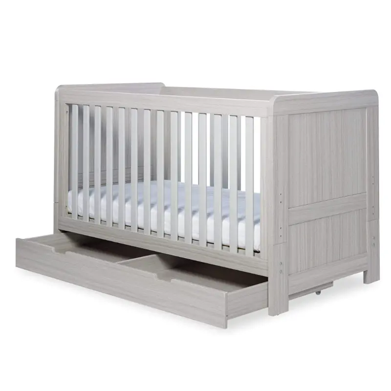 Ickle Bubba Pembrey 2 Piece Furniture Set And Under Drawer Ash Grey 2