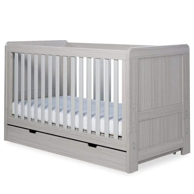 Ickle Bubba Pembrey 3 Piece Furniture Set And Under Drawer Ash Grey 3