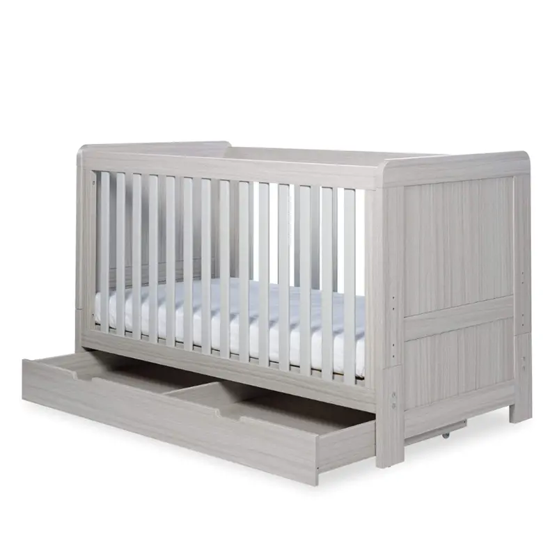 Ickle Bubba Pembrey 4 Piece Furniture Set And Under Drawer Ash Grey 3