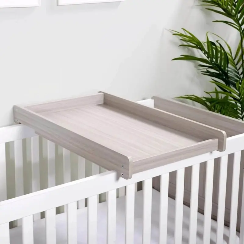 Ickle Bubba Pembrey Cot Top Changer - Ash Grey 1