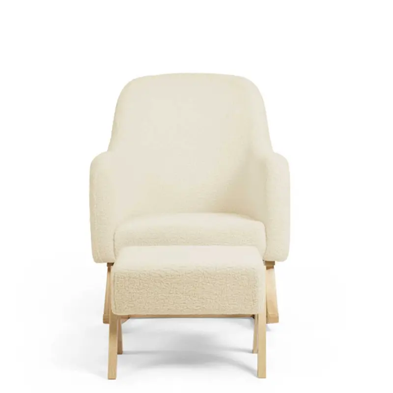 Ickle Bubba Roxby Nursery Chair And Stool In Cloud 2