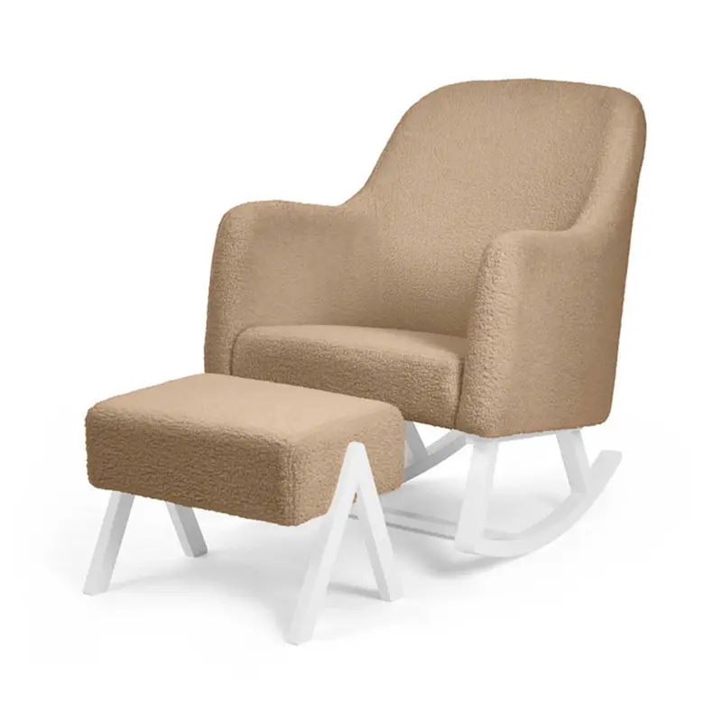 Ickle Bubba Roxby Nursery Chair And Stool In Mocha 1
