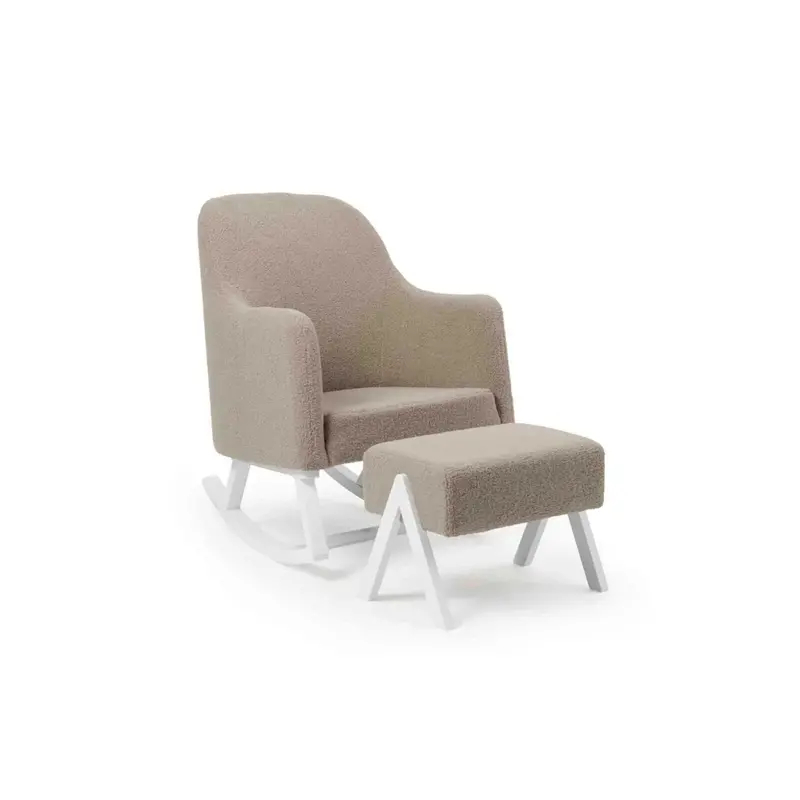 Ickle Bubba Roxby Nursery Chair & Stool - Tawny 1