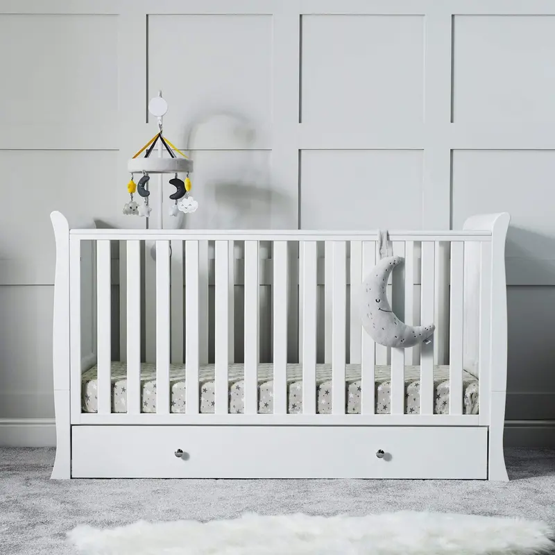 Ickle Bubba Snowdon Classic 2 Piece Furniture Set - White 3